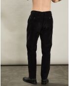 Pantalon en Velours côtelé Tyron noir