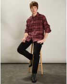Chemise en Flanelle regular Paul bordeaux