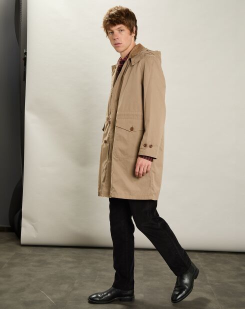 Imperméable Casting kaki