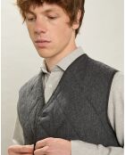 Gilet en Laine mélangée Vince flanelle gris