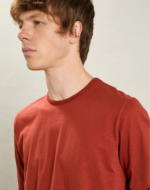 T-Shirt Équipage Ls gingembre