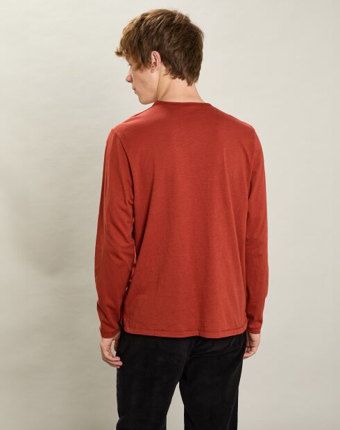 T-Shirt Équipage Ls gingembre