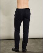 Pantalon en Laine mélangée Pétrolier marine