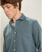 Chemise en Flanelle regular Paul verte