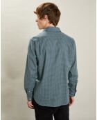 Chemise en Flanelle regular Paul verte