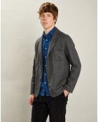 Veste en Laine mélangée Jonny flanelle gris