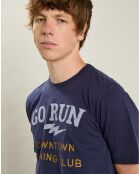 T-Shirt Go Run marine