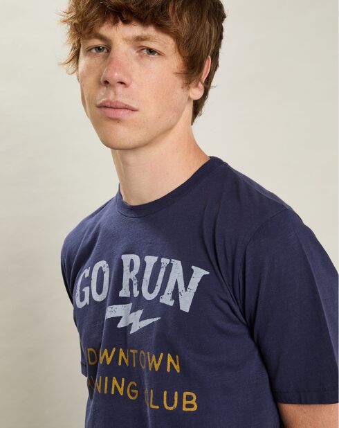 T-Shirt Go Run marine