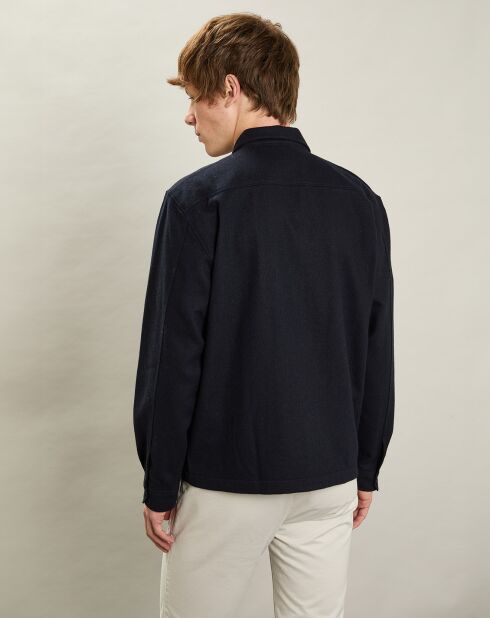 Veste en Laine mélangée Del marine