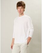 T-Shirt Équipage Ls blanc