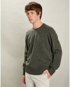 Pull 100% Laine Équipage Sans Couture camo