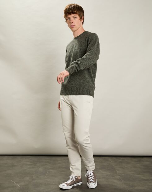 Pull 100% Laine Équipage Sans Couture camo
