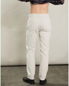 Pantalon en Velours côtelé Tim craie