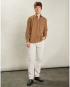 Chemise en Velours Milleraies Tempête Pat biscuit