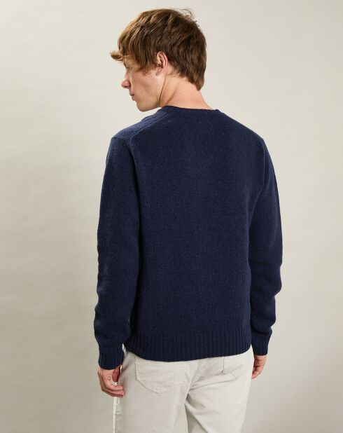 Pull Shetland Vee marine