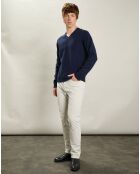 Pull Shetland Vee marine