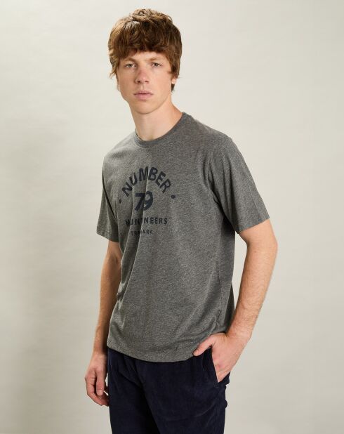 T-Shirt Tee 79 mélange gris foncé