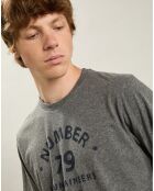 T-Shirt Tee 79 mélange gris foncé