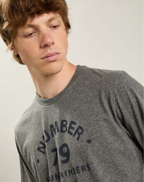 T-Shirt Tee 79 mélange gris foncé