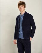 Veste en Velours côtelé Jonny bleu marine foncé