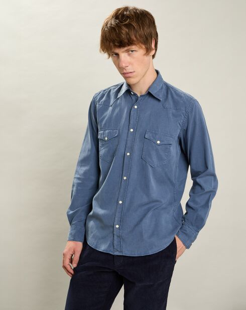 Chemise regular Phoenix Pat cobalt
