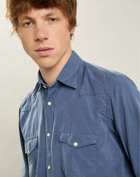 Chemise regular Phoenix Pat cobalt