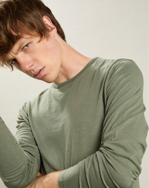 T-Shirt Équipage Ls militaire