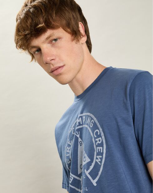 T-Shirt Tee Bonfire cobalt