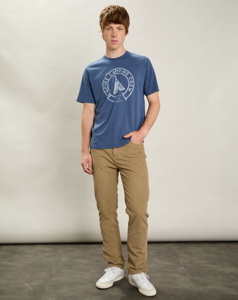 T-Shirt Tee Bonfire cobalt