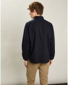 Chemise en Laine mélangée Percey marine