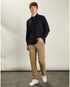 Chemise en Laine mélangée Percey marine