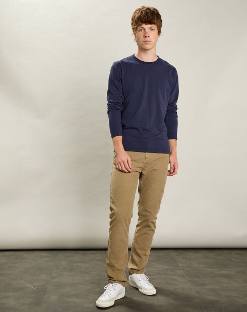 T-Shirt Équipage Ls marine