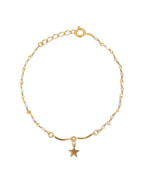 Bracelet Aya Pierre de Lune doré