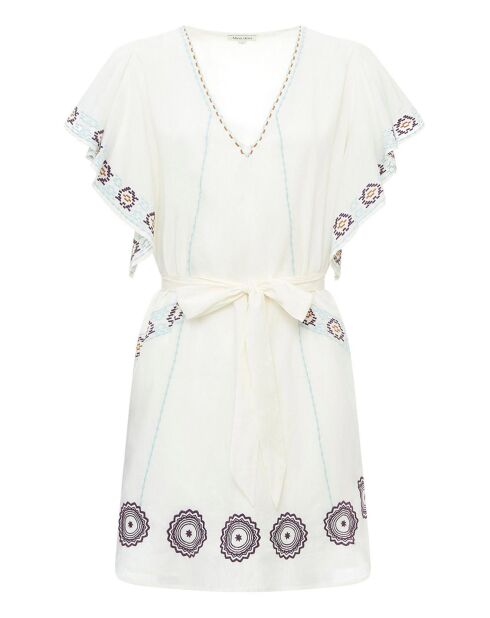 Cremefarbenes Alia-Kleid