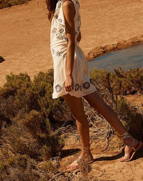 Cremefarbenes Alia-Kleid