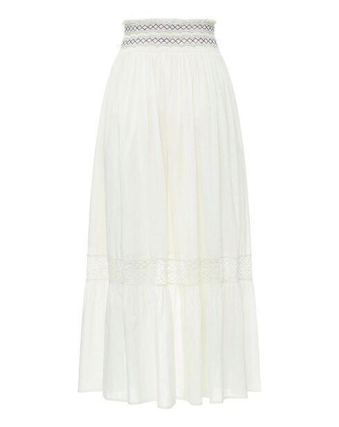 Jupe Ambre blanc cassé
