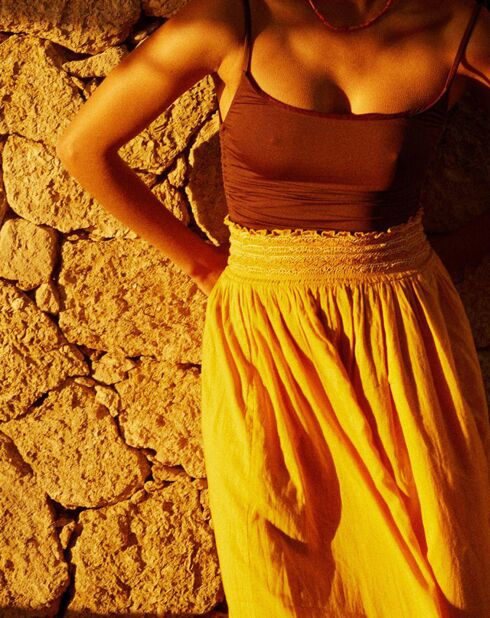 Jupe Ambre miel