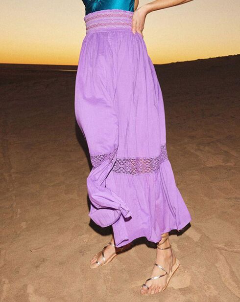Jupe Ambre violette