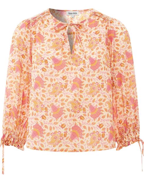 Cremefarbene Bluse Arianna