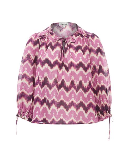 Arianna fuchsiafarbene Bluse