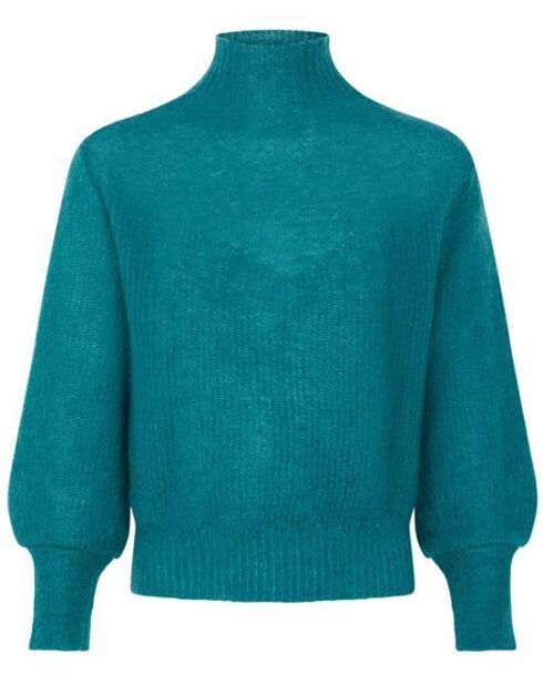 Pull en Laine mélangée Azur vert sapin