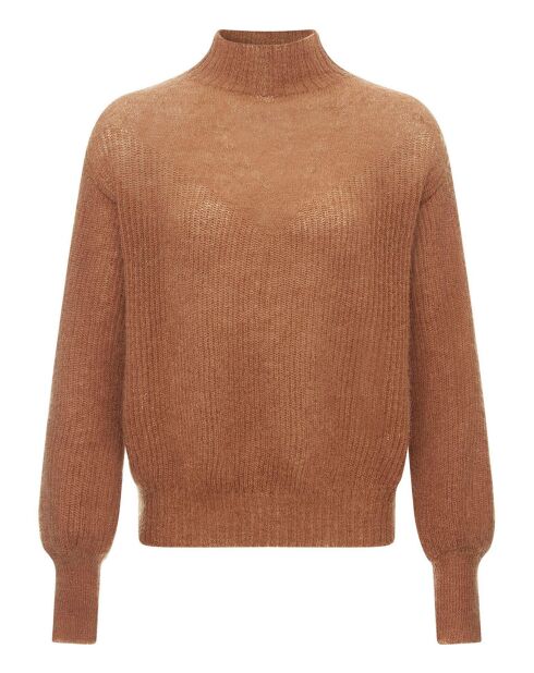 Azurbrauner Pullover