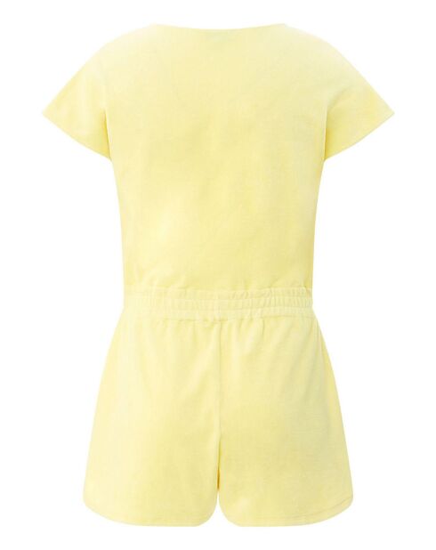 Combishort en Coton Bio Carlotta jaune citron