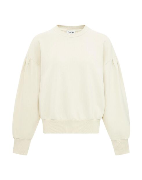 Sweat en Coton Bio Celeste mastic