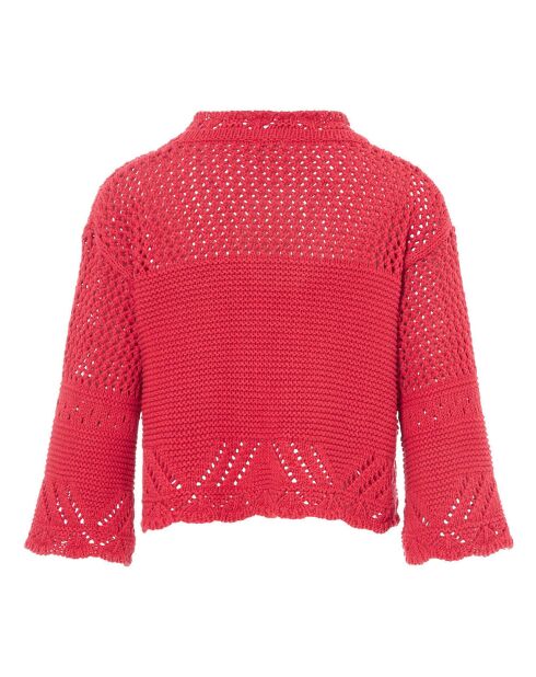 Cardigan Cloda rouge framboise