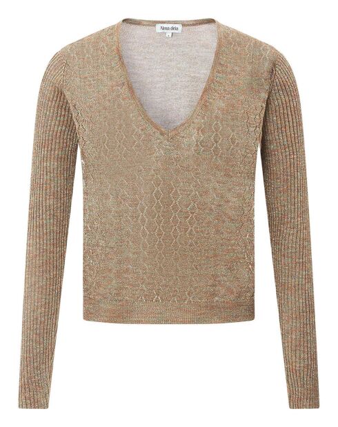 Coraline haselnussfarbener Pullover