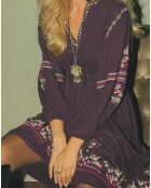 Robe en Coton Bio Daria violette