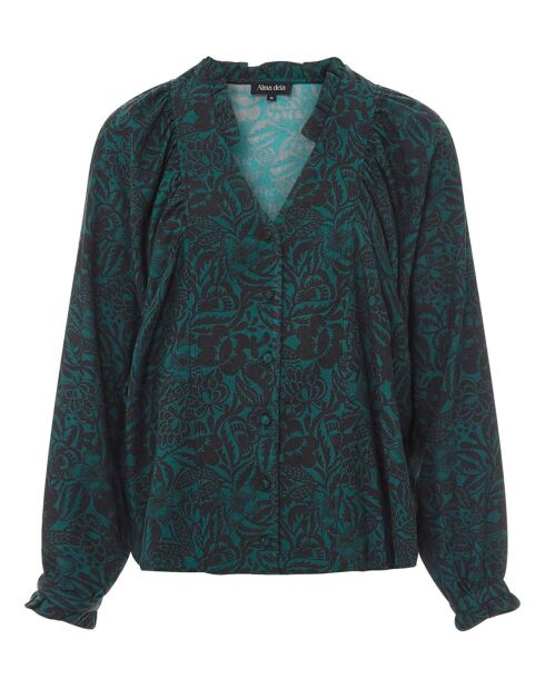 Chemise Ema vert émeraude