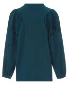 Blouse en Coton Bio Emy vert canard
