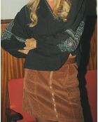Blouse en Coton Bio Enora noire